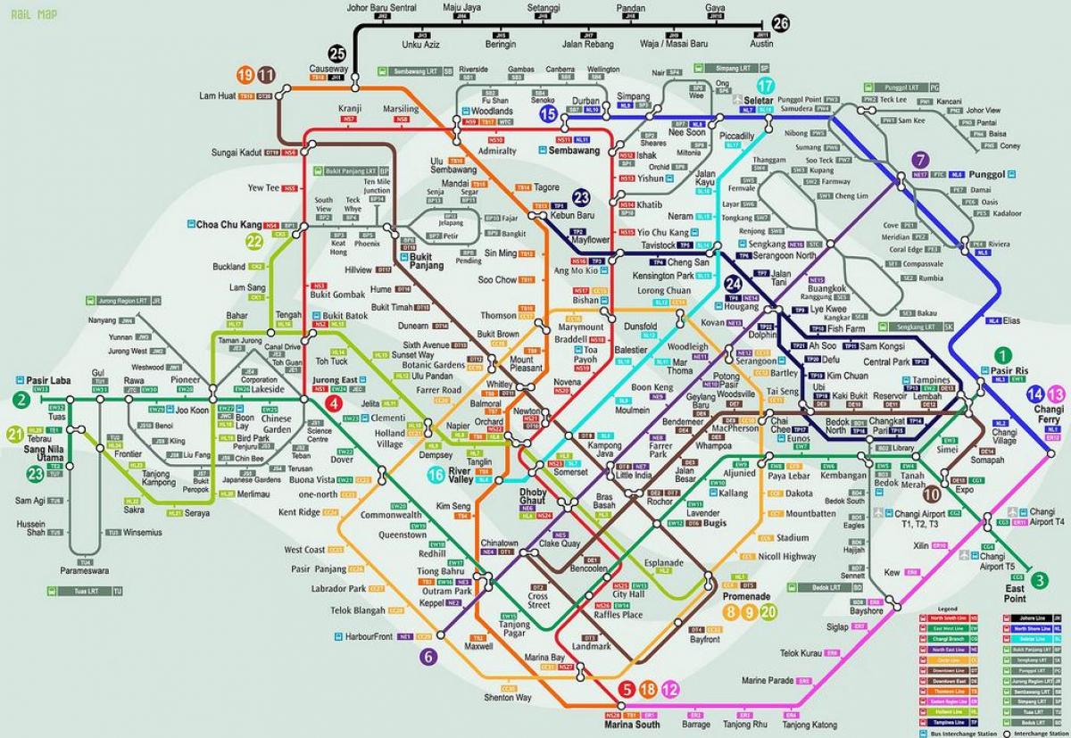 seoul bản đồ Singapore