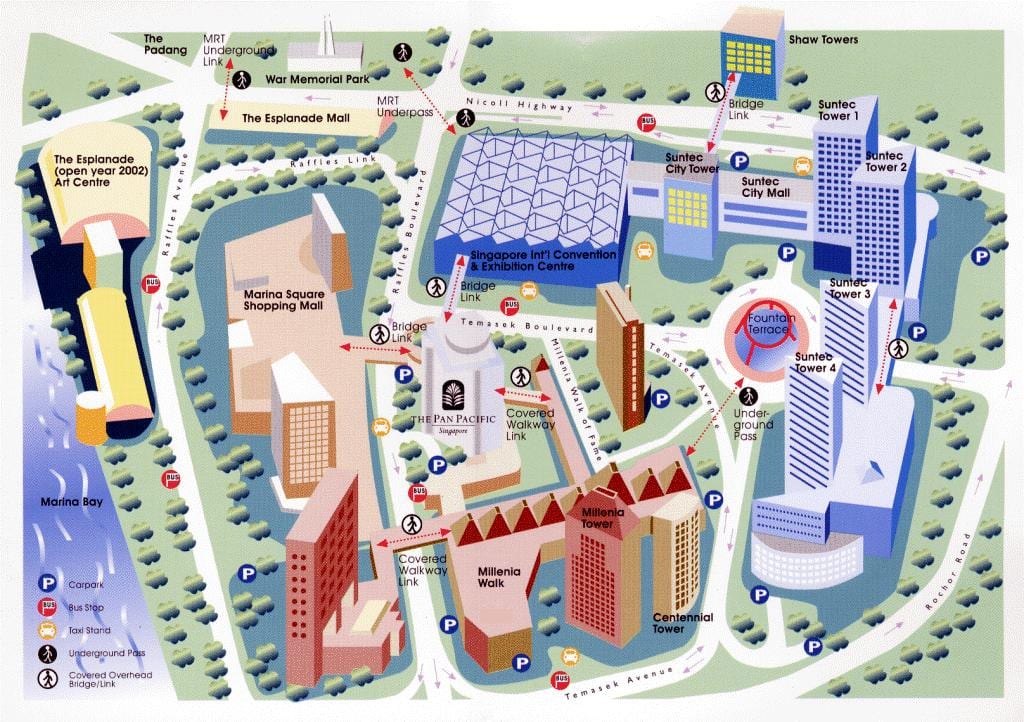 Trung Tâm Thương Mại Singapore Bản Đồ