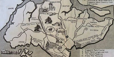 Bản đồ cũ của Singapore