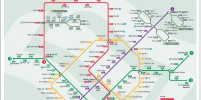 Seoul bản đồ đường Singapore