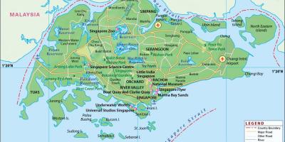 Bản đồ của thành phố Singapore