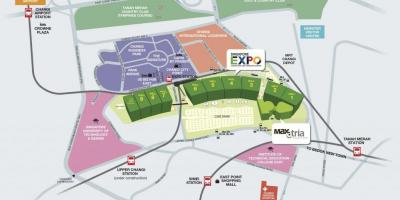 Bản đồ của hội chợ triển lãm Singapore