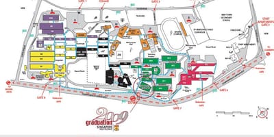 Bản đồ của trường Bách khoa Singapore