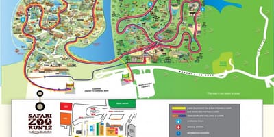 Bản đồ của sở thú Singapore